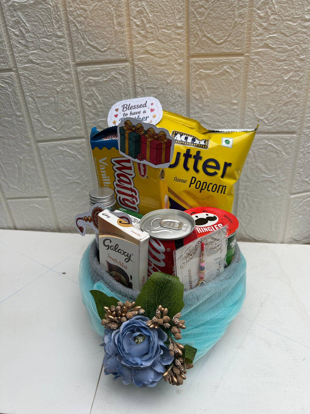 Sip & Snack Jute Box Hamper