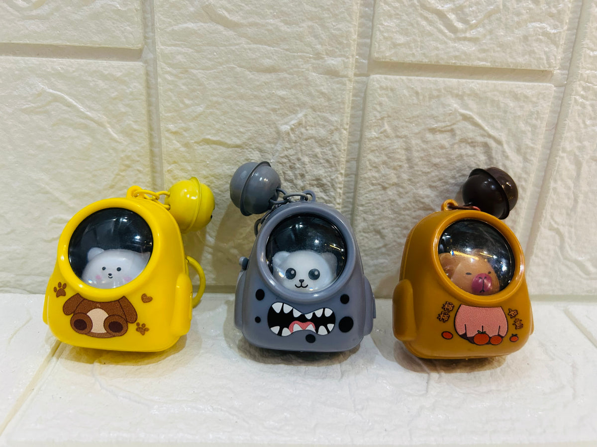 Cartoon Character Led Light Keychain