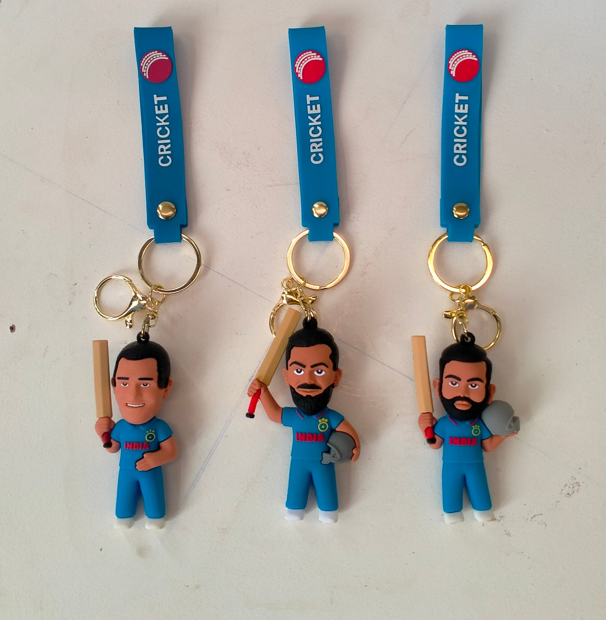 Cricket Themed Keyring