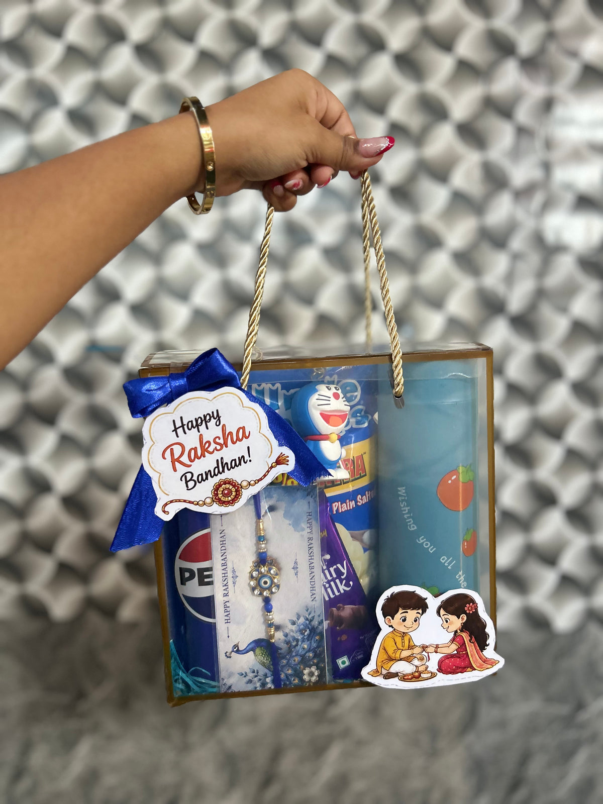 Blue Hamper Box