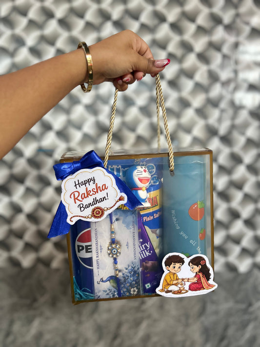Blue Hamper Box