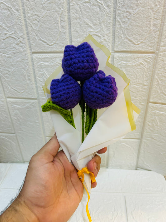 Blue Tulip Bouquet