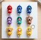 Light Glowing Face Changing Keychain