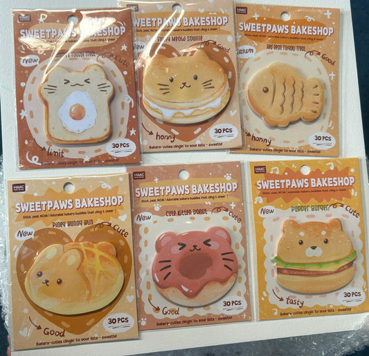 Food Shape Sticky Notes